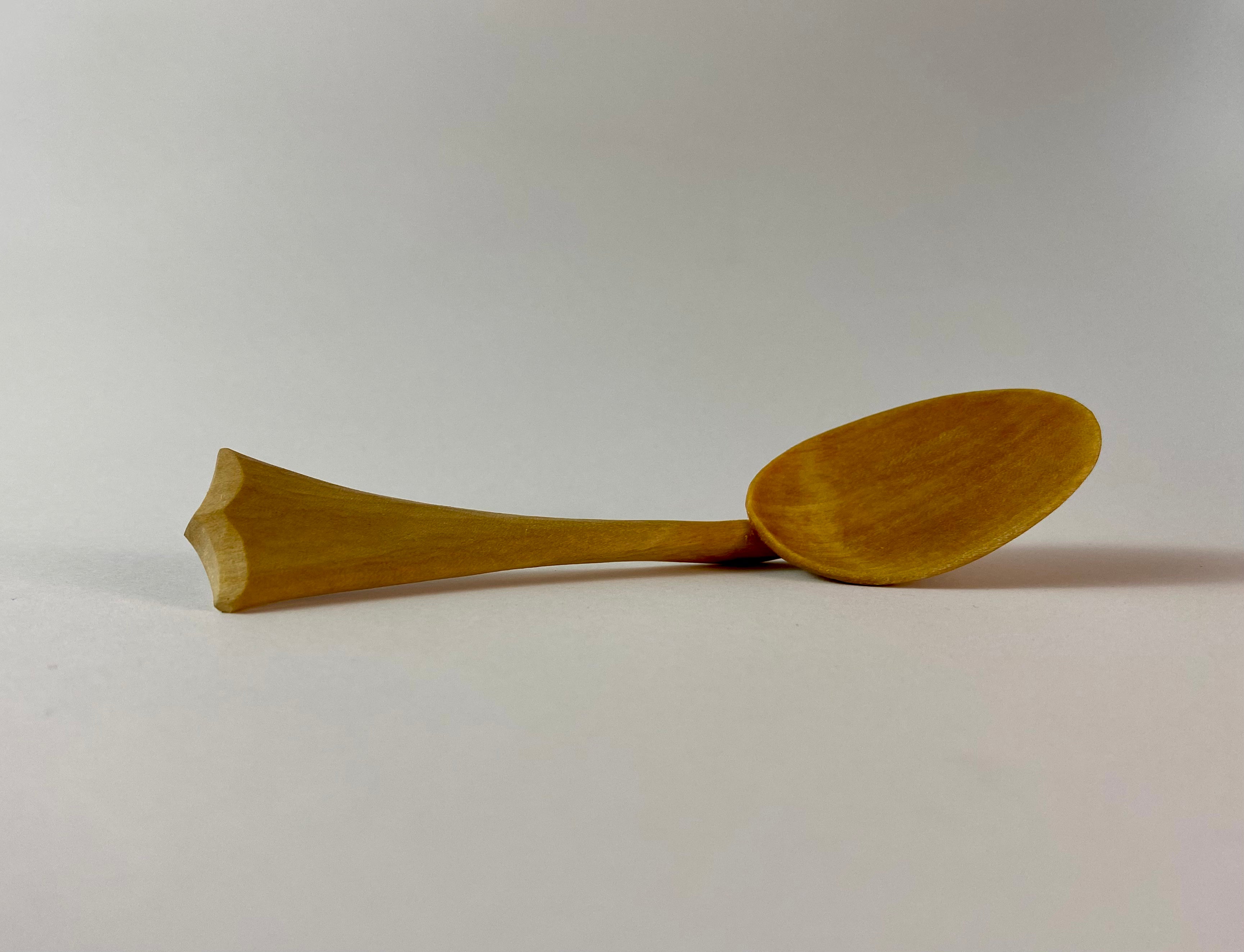 Carved Eating Spoon - Birch (ES027) 2