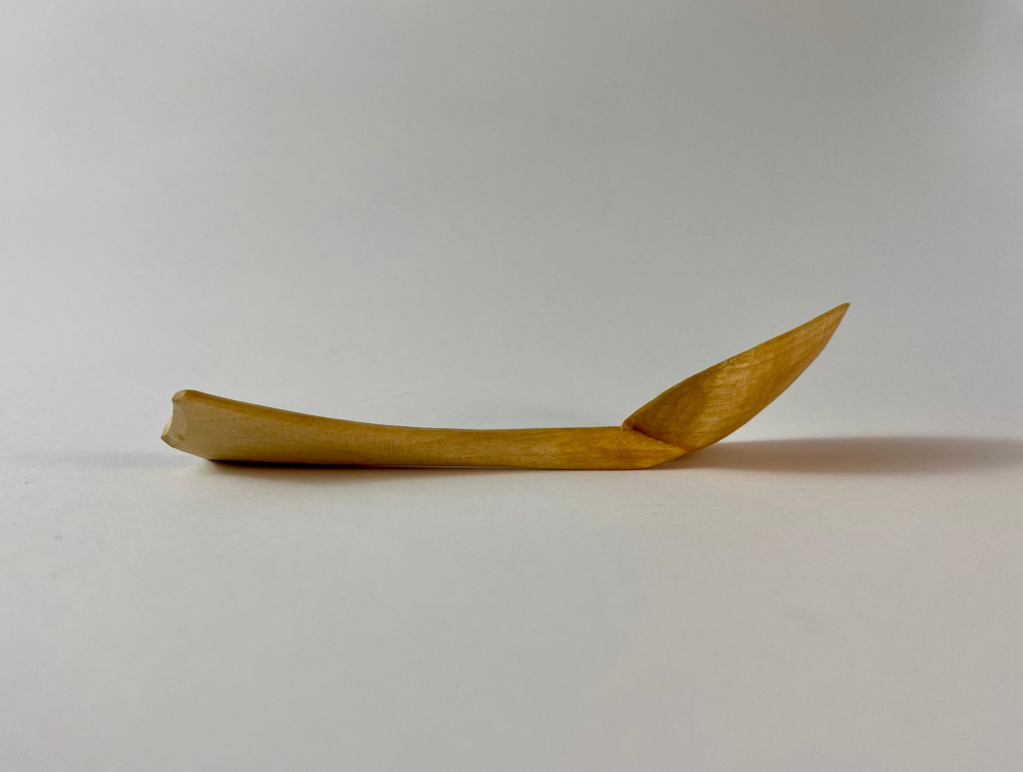 Carved Eating Spoon - Birch (ES027) 4