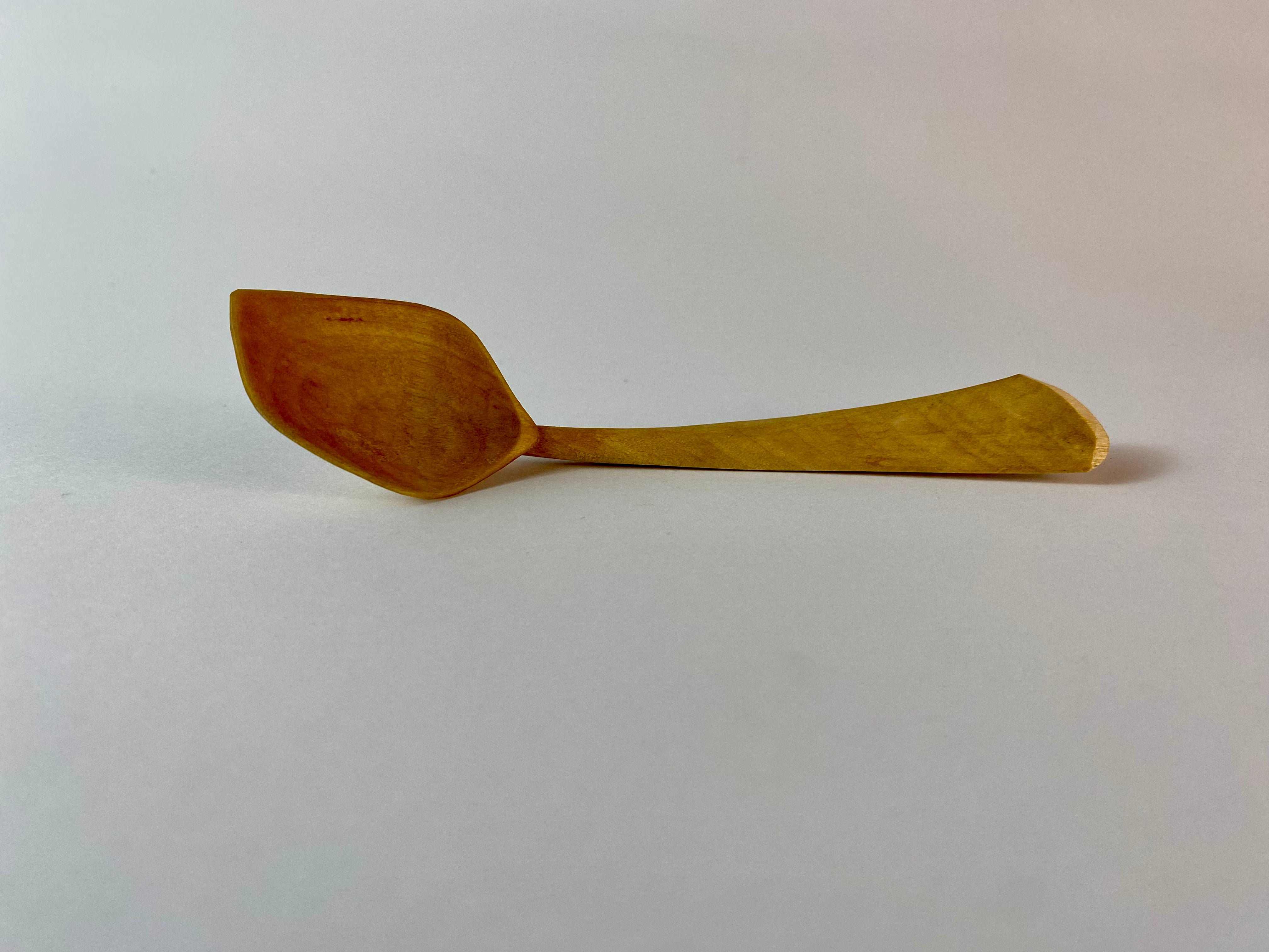 Carved Eating Spoon - Birch (ES016) 2