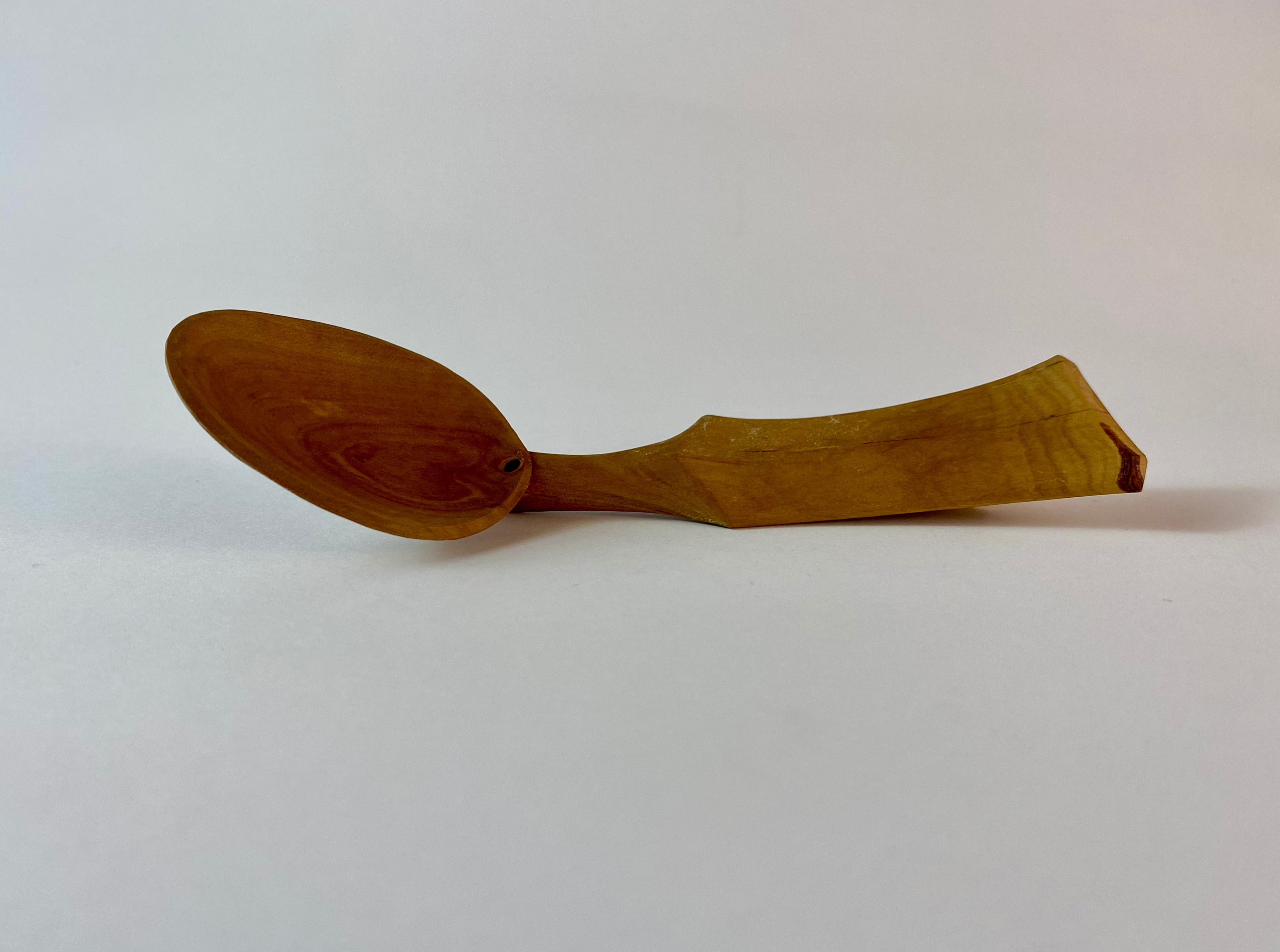 Carved Eating Spoon - Pear (ES015) 2