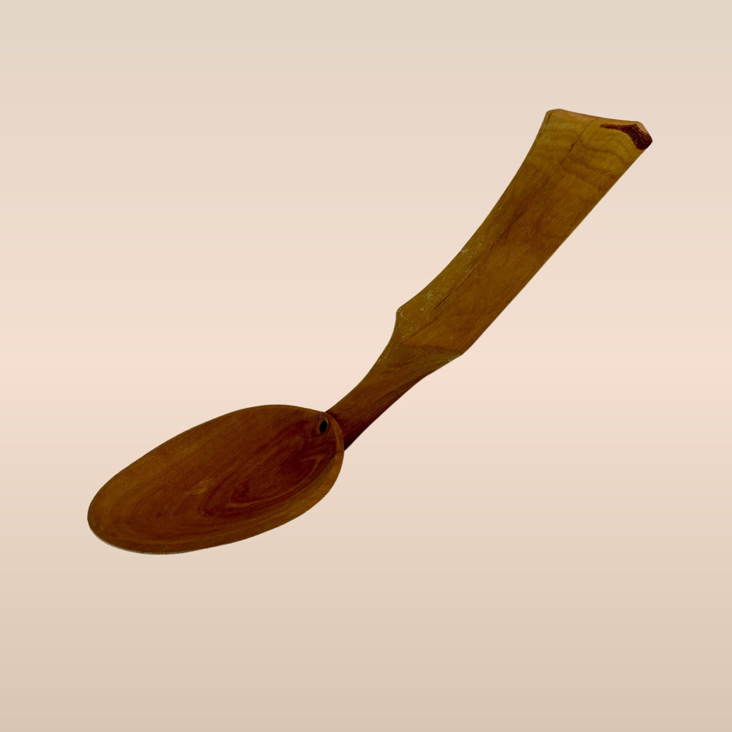 Carved Eating Spoon - Pear (ES015) 1